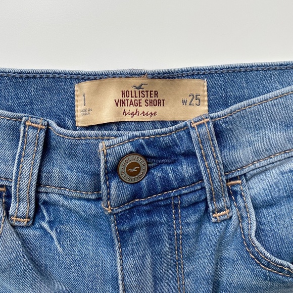 High rise denim shorts - Picture 5 of 5